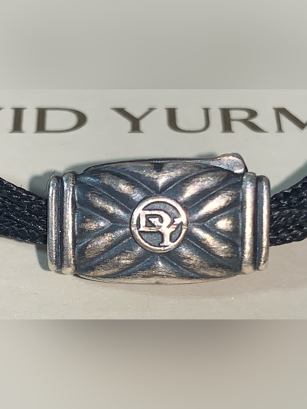 David Yurman Spiritual Beads Two-Row Woven Bracelet w/ Black Onyx & Tiger's Eye - Picture 4 of 16